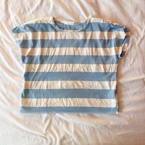Altar’d State Blue And White Striped Top Size XXS